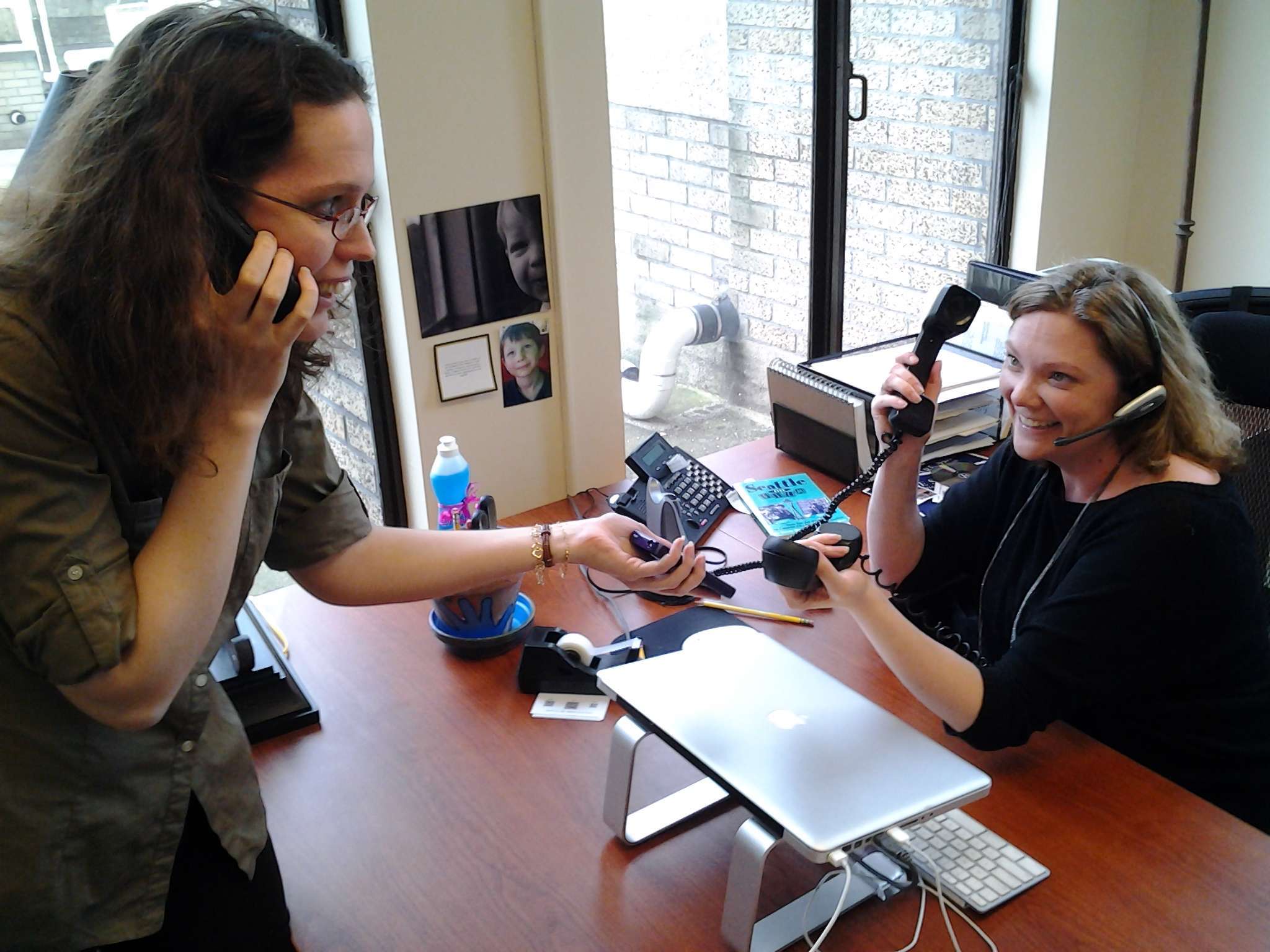 Amy and Julie Multitasking