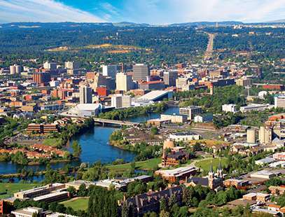 Urban Landscape of Spokane