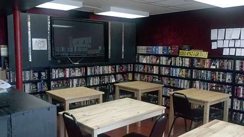 Scarecrow screening room. Photo by Matt Lynch.