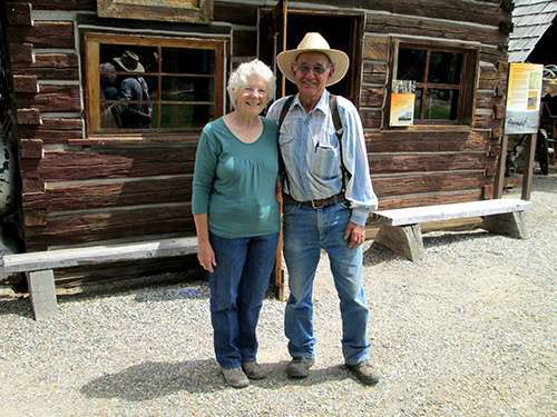 Carl and Roxie Miller with the Shafer Museum