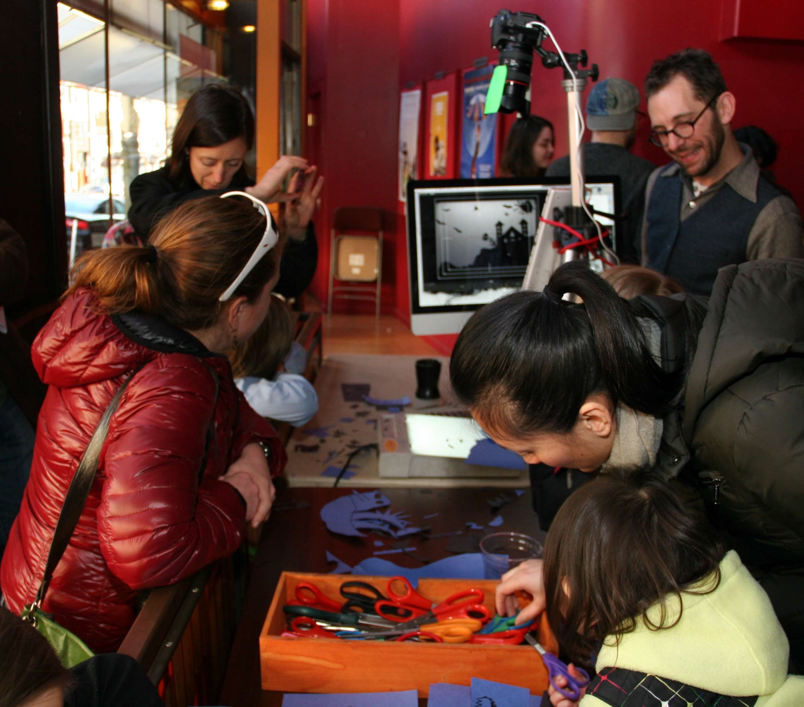 Youth class at the Film Forum. Photo credit: Margaret Schuler