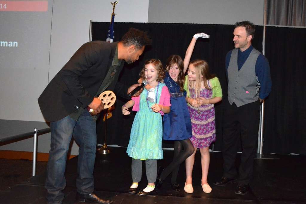 The recipients of the Special Judges Award Slide, "Hairy Potter". Photo credit: Kelly Balcomb-Bartok.