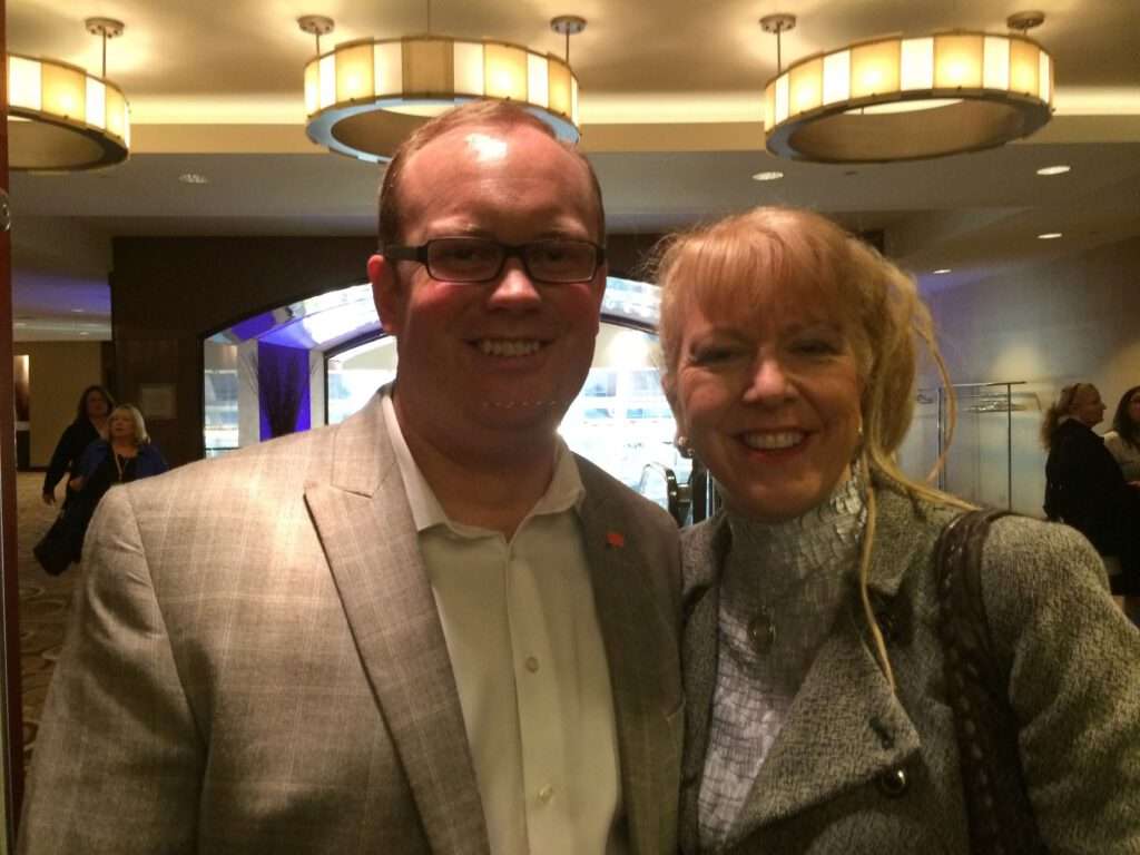 AFCI Executive Director Kevin Clark and MPAA Vice President State Tax Policy Angela Miele.