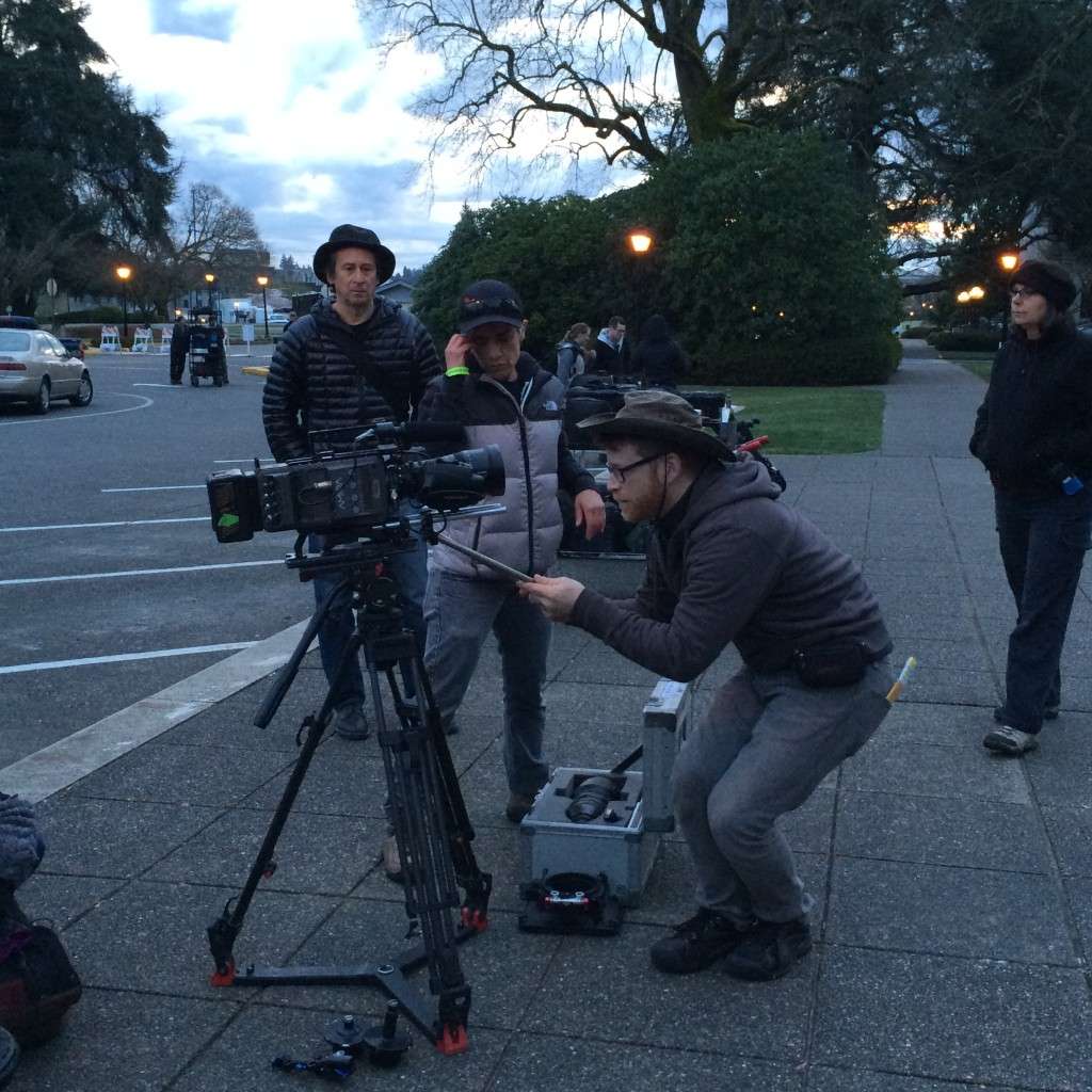 Setting up the shot