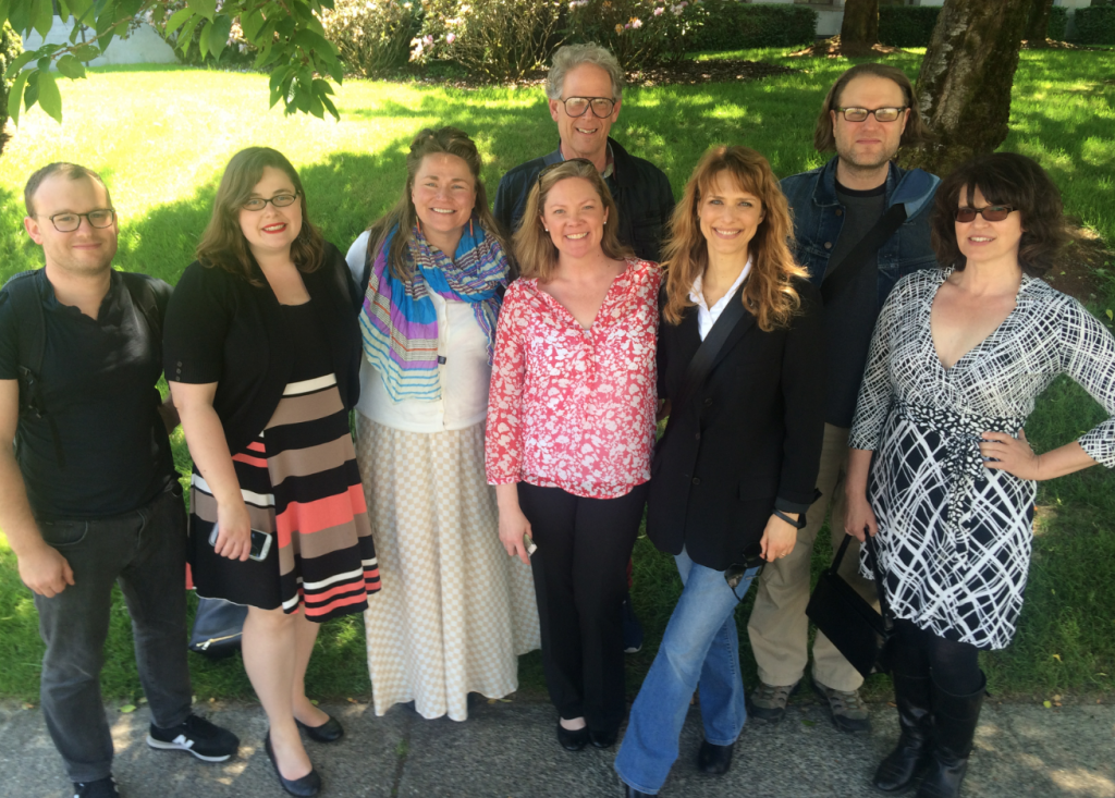 Zeek Earl, Lacey Leavitt, Misha Jakupcak, Ron Leamon, Amy Lillard, Lynn Shelton, AJ Esptein, and SJ Chiro represent the film industry in Olympia.