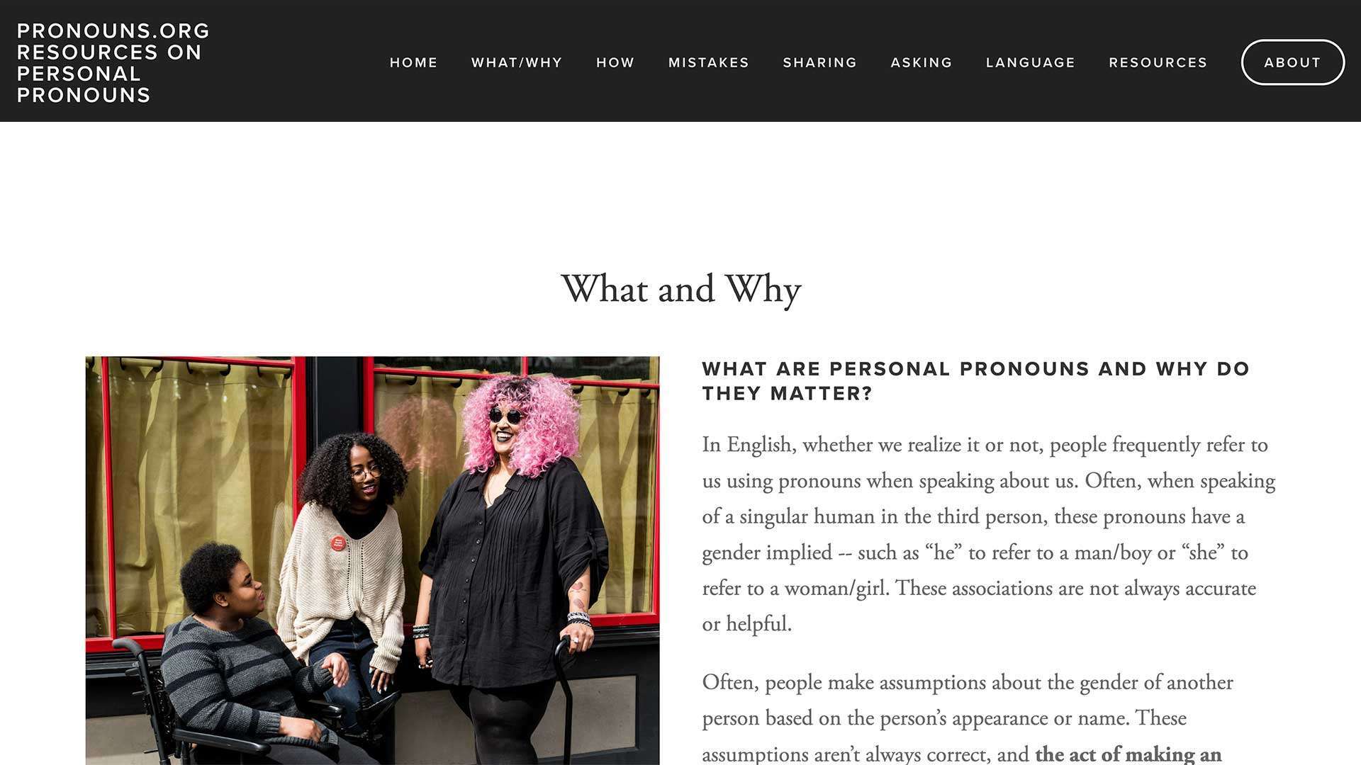 Why Pronouns Matter